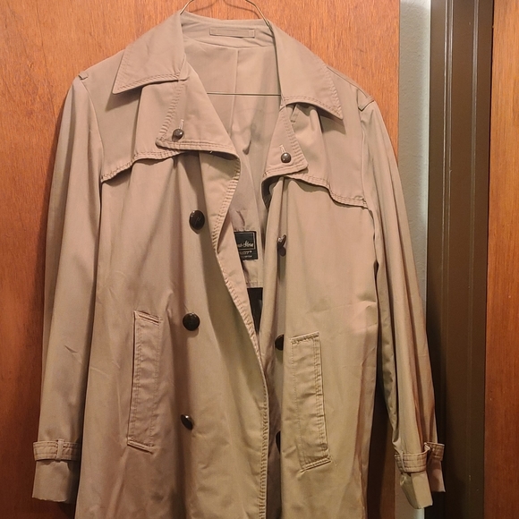 Vintage (like new)Simpsons Sears Men's Store All weather coat sz38 Reg Tan - Picture 2 of 13